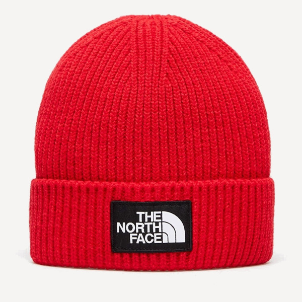 Шапка TNF Logo Box Cuffed Beanie (one size; TNF Red)